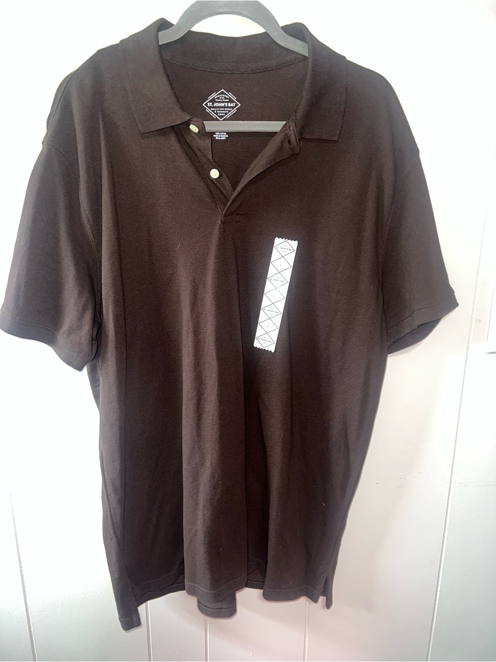 St. John's Bay Men's Polo Shirt - Brown